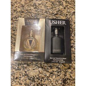 Usher VIP .5 fl oz and USHER .5 fl oz Eau de Toilette  Spray Gift Pack